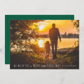 小さなメリークリスマス写真 シーズンカード (正面/裏面)