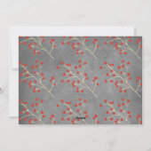 小さなメリークリスマス家族の写真コラージュ シーズンカード (裏面)