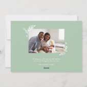 小さなメリークリスマス植物用オーバーレイ写真 シーズンカード (裏面)