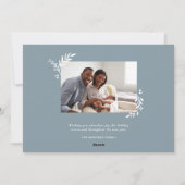 小さなメリークリスマス植物用オーバーレイ写真 シーズンカード (裏面)