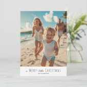 小さなメリークリスマス シーズンカード (スタンド正面)