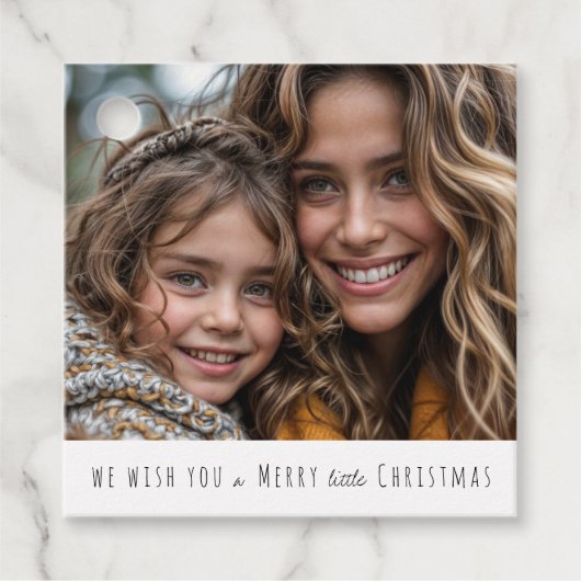 小さなメリークリスマス フェイバータグ (正面)