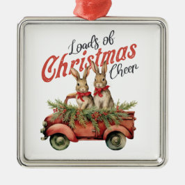 小さなメリーバニー メタルオーナメント