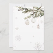 小さなメリーベビーが赤ちゃんシャワーを醸造している 招待状 (裏面)