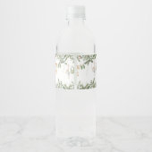 小さなメリーボホボーイ冬の赤ちゃんシャワー ペットボトルラベル (裏面)