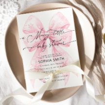 小さなメリー冬の赤面ピンクボウ赤ちゃんシャワー