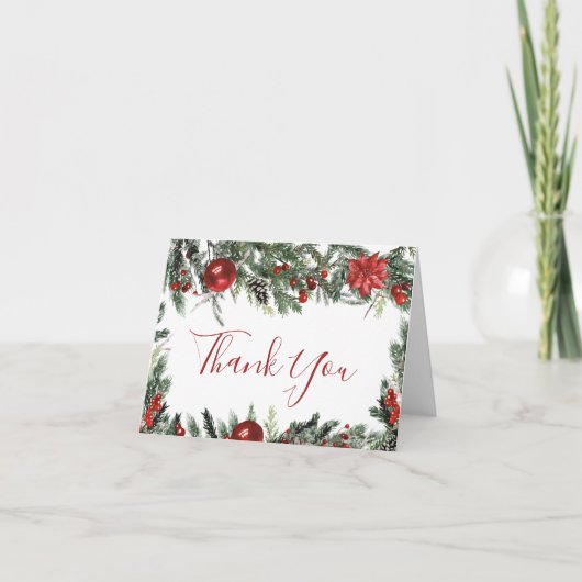 小さなメリー赤ちゃんシャワーサンキューカード サンキューカード (正面)