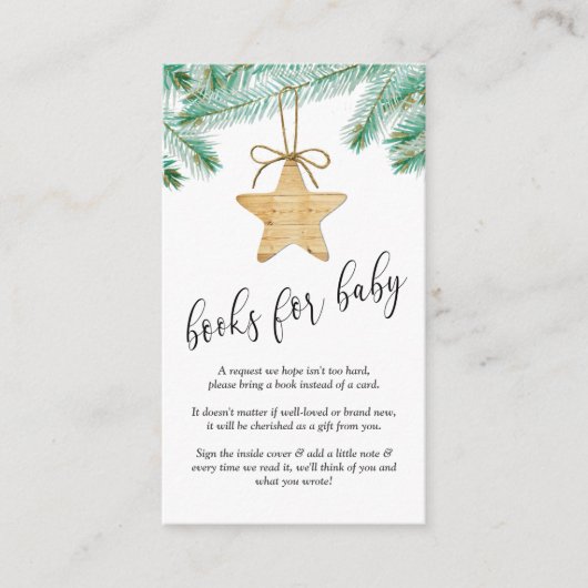 小さなメリー赤ちゃんシャワーベビー エンクロージャーカード (正面)