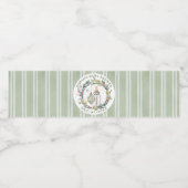 小さなメリー赤ちゃんシャワー水ボトルラベル ペットボトルラベル (シングルラベル)