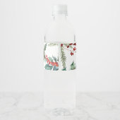 小さなメリー赤ちゃんシャワー水ボトルラベル ペットボトルラベル (裏面)