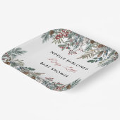 小さなメリー赤ちゃんシャワー紙プレート ペーパープレート (傾斜あり)