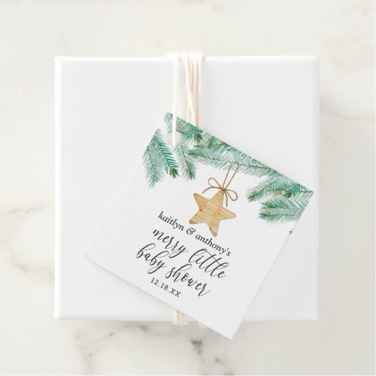 小さなメリー赤ちゃんシャワー フェイバータグ (インサイチュ)