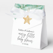 小さなメリー赤ちゃんシャワー フェイバーボックス (正面サイド)