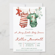 小さなメリー赤ちゃんシャワー、ベビー物干し場