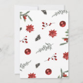 小さなメリー赤ちゃんシャワー 招待状 (裏面)