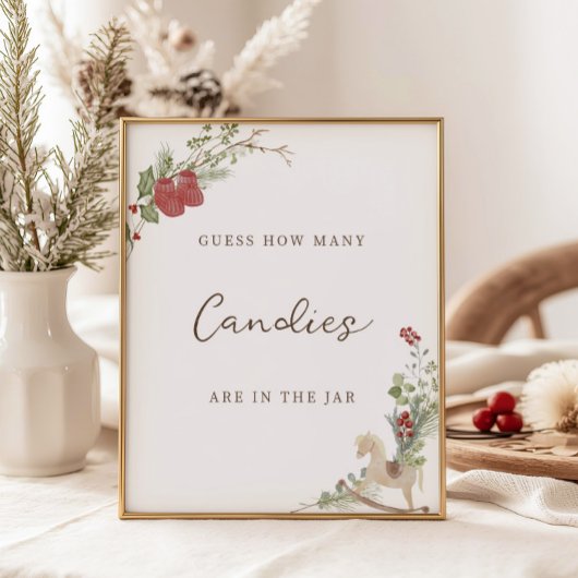 小さなメリー赤ん坊のシャワーは、いくつかを推測 ポスター