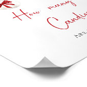 小さなメリー赤ん坊シャワーいくつお菓子 ポスター (角)