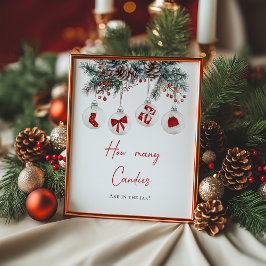 小さなメリー赤ん坊シャワーいくつお菓子 ポスター