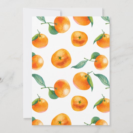 小さなモダンかわいこちゃんが赤ちゃんシャワーの途中にある 招待状 (裏面)