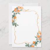 小さなモダンかわいこちゃんの赤ちゃんシャワーの招待 招待状 (裏面)