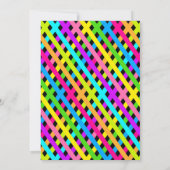 小さなモダンモンスター水の色の赤ちゃんシャワー 招待状 (裏面)