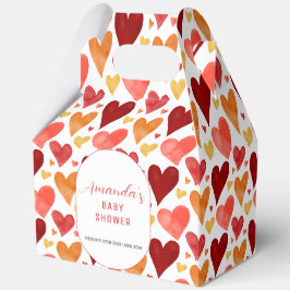 小さなモダン恋人のバレンタインデーシャワー フェイバーボックス