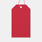 小さなモダン甘いバルーン赤ちゃんシャワー ギフトタグ (裏面)