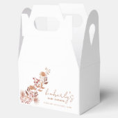 小さなモダン野草坊主 |秋のベビーシャワー フェイバーボックス (オープン)