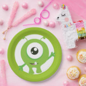 小さなモンスターグリーン誕生日プレート ペーパープレート (パーティー)