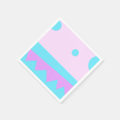 小さなモンスター抽象芸術グラフィックアートペーパーナプキン スタンダードカクテルナプキン (角)