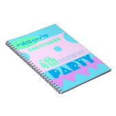 小さなモンスター4th誕生日パーティーゲストブック ノートブック (右側)