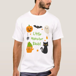 小さなモンスターbashハロウィーン – かわいい不気味- tシャツ
