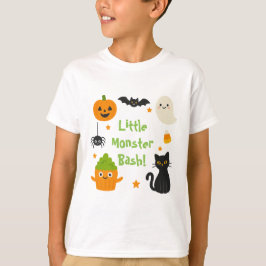 小さなモンスターbashハロウィーン – かわいい不気味- tシャツ