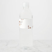 小さなヤマ結婚フラワーのボトルのラベル ペットボトルラベル (裏面)