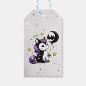 小さなユニコーン赤ちゃんシャワー ギフトタグ (正面)