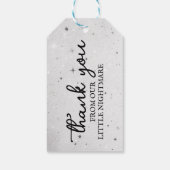 小さなユニコーン赤ちゃんシャワー ギフトタグ (裏面)