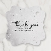 小さなユニコーン赤ちゃんシャワー フェイバータグ (裏面)