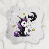 小さなユニコーン赤ちゃんシャワー フェイバータグ (正面)