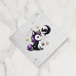 小さなユニコーン赤ちゃんシャワー フェイバータグ