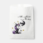 小さなユニコーン赤ちゃんシャワー フェイバーバッグ (正面)