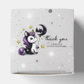 小さなユニコーン赤ちゃんシャワー フェイバーボックス (上部)