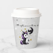 小さなユニコーン赤ちゃんシャワー 紙コップ (正面)