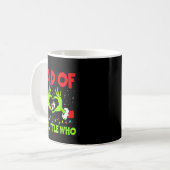 小さなユーモアのある子の父のクリスマス妊娠発表 コーヒーマグカップ (正面左)