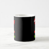 小さなユーモアのある子の父のクリスマス妊娠発表 コーヒーマグカップ (中央)