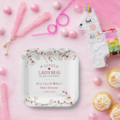 小さなラディバグの女の子のヴィンテージ ペーパープレート (パーティー)