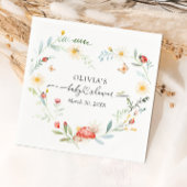 小さなラディバグガーデンベイビーシャワーペーパーナプキン スタンダードカクテルナプキン