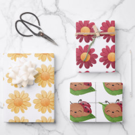 小さなラブバグ ラッピングペーパーシート