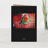 小さなラブバード カード (裏面)