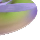 小さなラベンダーパープルワイルドフラワー自然 カッティングボード (角)