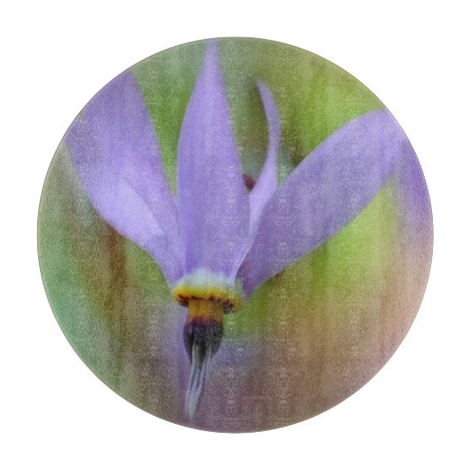 小さなラベンダーパープルワイルドフラワー自然 カッティングボード (正面)